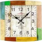 Lowell Justaminute 14875 orologio da parete e da tavolo Quadrato Multicolore