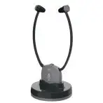 Meliconi 497339 cuffia e auricolare Wireless Stetoscopiche TV Base di ricarica Nero, Grigio