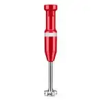 KitchenAid 5KHBV83EER Frullatore ad immersione 180 W Rosso, Acciaio inox