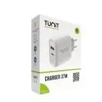 TUNIT TTWCPD37 Caricabatterie per dispositivi mobili Smartphone, Tablet Bianco AC Ricarica rapida Interno