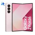 Samsung Galaxy Z Fold6 Smartphone AI, 256GB, RAM 12GB, Display 6,3"/7,6" Dynamic AMOLED 2X, Pink
