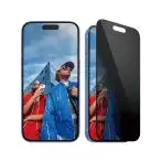 PanzerGlass Privacy Pellicola in Vetro Temperato iPhone 16 | 15 | Ultra-Wide Fit