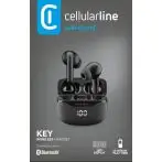 Cellularline Key Auricolari TWS Bluetooth custodia di ricarica e display led