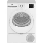 Beko BMT491WI_IT, Asciugatrice 9kg, Classe C, Linea Estetica NX, motore inverter, Display digitale, colore Bianco, oblò Bianco