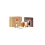 Illy Collection Kit Indulgence Caffé Cappuccino 2 Bicchieri 170ml + 2 Cucchiaini + Ricettario