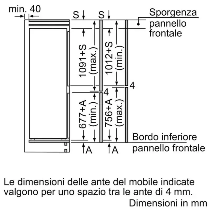 Bosch Serie 2 KIV865SE0 frigorifero con congelatore Libera installazione 267 L E Bianco , 152477 , Immagine 12