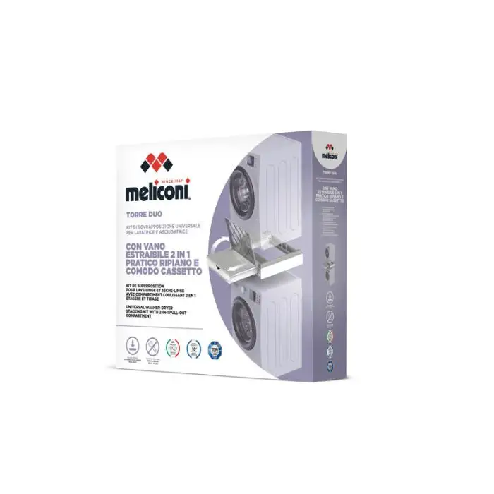 Meliconi Torre Duo accessorio e componente per lavatrice Kit di sovrapposizione 1 pz , 154782 , Immagine 2