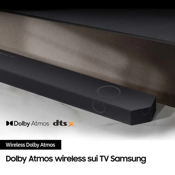Samsung Soundbar HW-Q990C/ZF Serie Q, 22 speaker, Wireless Dolby Atmos, Audio a 11.1.4 canali, Q-Simphony, Compatibile con Alexa e Google Assistant, Black , 147543 , Immagine 4