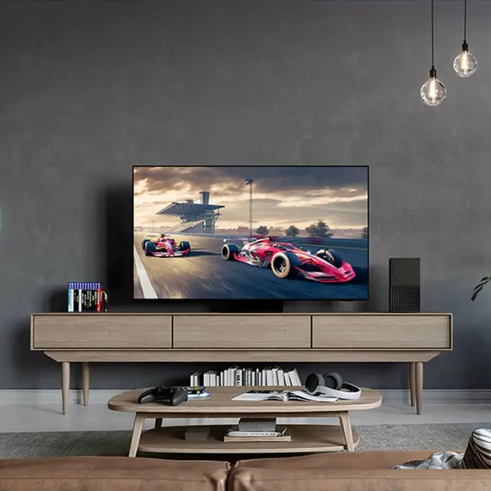 Samsung QE55S95DATXZT Televisione Smart TV 55 Pollici Oled 4K Graphite Black Processore NQ4 AI GEN2 OLED Glare Free Infinity One Design Dolby Atmos , 153292 , Immagine 9