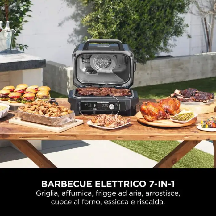 Ninja Barbecue elettrico e Affumicatore Woodfire Pro Connect XL OG901EU , 158131 , Immagine 9