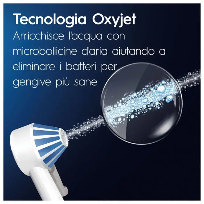 Oral-B Idropulsore Health Center Avanzato con 2 Beccucci Oxyjet, 2 Beccucci Con Getto D’acqua. 1 Idropulsore , 149884 , Immagine 5