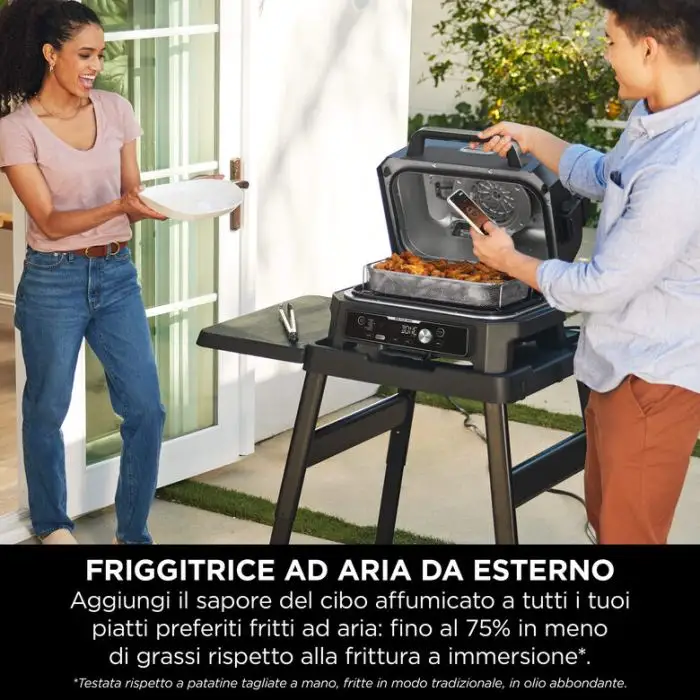 Ninja Barbecue elettrico e Affumicatore Woodfire Pro Connect XL OG901EU , 158131 , Immagine 6