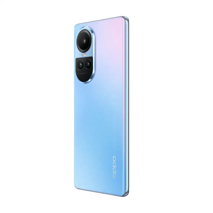 OPPO Reno Smartphone 5G, AI Tripla fotocamera 64+32+8MP, Selfie 32MP, Display 6.7&quot; 120HZ AMOLED, 5000 mAh, RAM 8GB (Esp. fino 16GB) + ROM 256GB, [Versione Italia], Colore Ice Blue , 148064 , Immagine 4