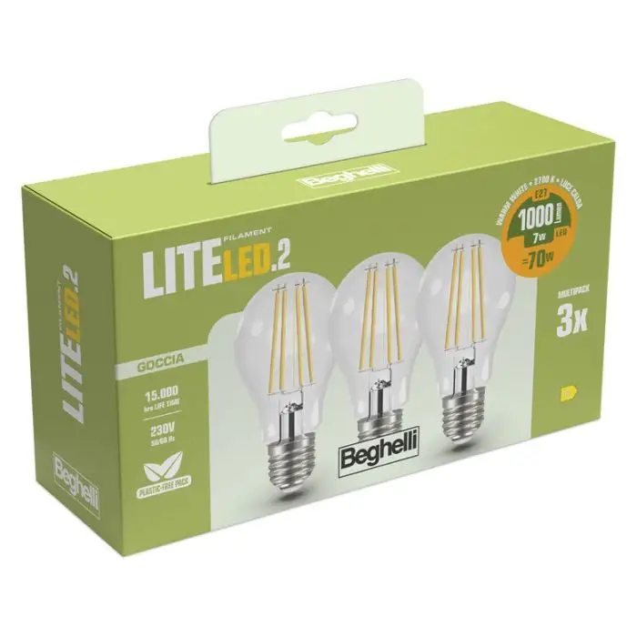 Beghelli 58120 lampada LED 7 W E27 D , 151407 , Immagine 4