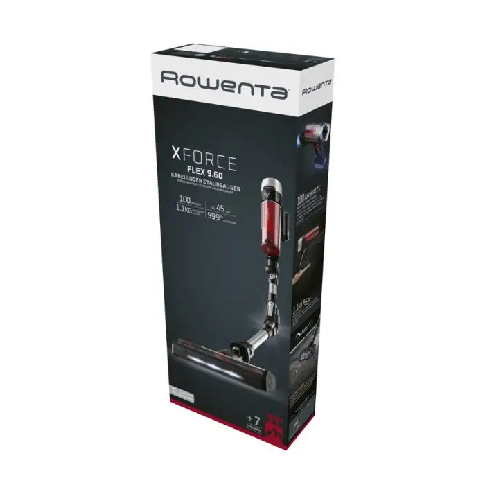 Rowenta X-Force Flex 9.60 RH2077 aspirapolvere senza filo Nero, Rosso Senza sacchetto , 153528 , Immagine 16