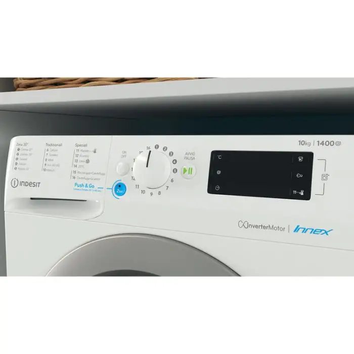 Indesit BWE 101486X WS IT lavatrice Caricamento frontale 10 kg 1400 Giri/min Bianco , 150308 , Immagine 8