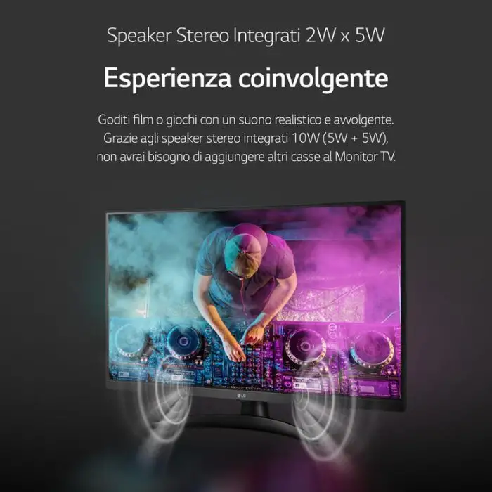 LG 27TQ615S Televisione Smart TV 27 Pollici Led Full Hd Web-Os Nero , 143405 , Immagine 10