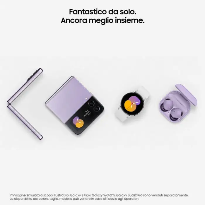 Samsung Galaxy Z Flip4 256GB Bora Purple RAM 8GB Display 1,9&quot; Super AMOLED/6,7&quot; Dynamic AMOLED 2X , 142897 , Immagine 16