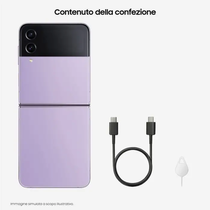 Samsung Galaxy Z Flip4 256GB Bora Purple RAM 8GB Display 1,9&quot; Super AMOLED/6,7&quot; Dynamic AMOLED 2X , 142897 , Immagine 17
