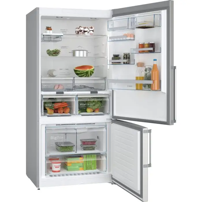 Bosch Serie 6 KGN86AIDR frigorifero con congelatore Libera installazione 631 L D Acciaio inossidabile , Grandi Elettrodomestici , 144912 , Immagine 2