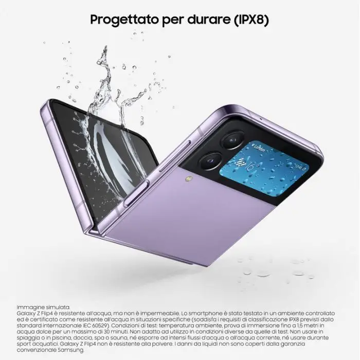 Samsung Galaxy Z Flip4 128GB Pink Gold RAM 8GB Display 1,9&quot; Super AMOLED/6,7&quot; Dynamic AMOLED 2X , 142895 , Immagine 15