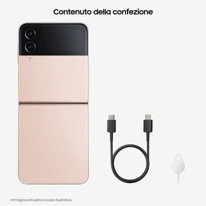 Samsung Galaxy Z Flip4 128GB Pink Gold RAM 8GB Display 1,9&quot; Super AMOLED/6,7&quot; Dynamic AMOLED 2X , 142895 , Immagine 17