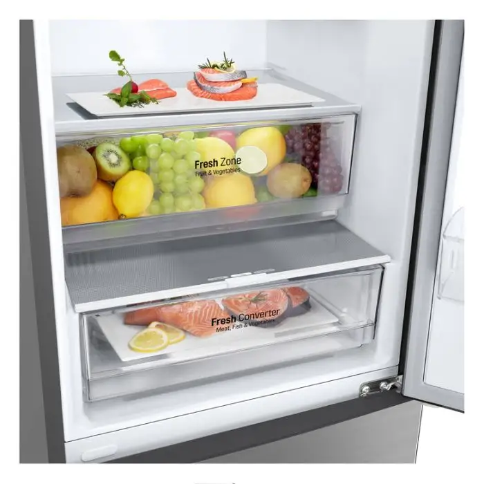 LG GBP62PZNAC Frigorifero combinato, Classe A, 384L, Fresh Converter, No frost, Inox , 147613 , Immagine 5