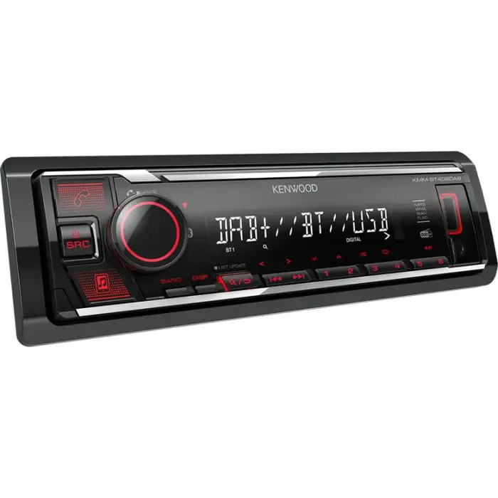 Kenwood Electronics KMM-BT408DAB Ricevitore multimediale per auto Nero 88 W Bluetooth , 149427 , Immagine 2