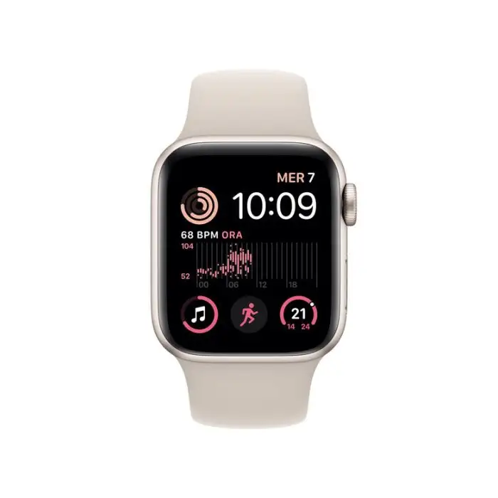 Apple Watch SE GPS 40mm Cassa in Alluminio color Galassia con Cinturino Sport Band Galassia - Regular , 143536 , Immagine 2