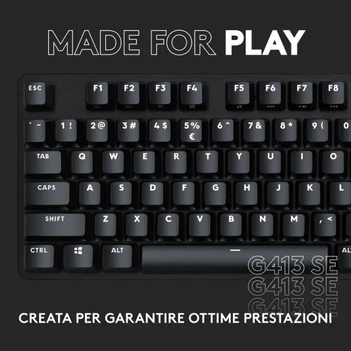 Logitech G G413 SE tastiera USB QWERTY Italiano Nero , 145545 , Immagine 13