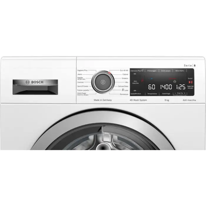 Bosch Serie 8 Lavatrice a carica frontale, , 9 kg, 1400 g/min., Cl. A, 4D Wash System. , 143998 , Immagine 4