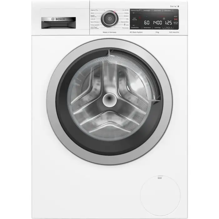 Bosch Serie 8 Lavatrice a carica frontale, , 9 kg, 1400 g/min., Cl. A, 4D Wash System. , 143998 , Immagine 3