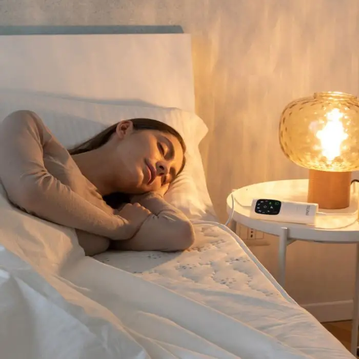 Imetec Scaldasonno Adapto matrimoniale 150x160 cm, Basso consumo, Riscaldamento rapido, Temperatura personalizzata, Cotone con trattamento antibatterico, 2 comandi separati, 6 temperature , 143269 , Immagine 7
