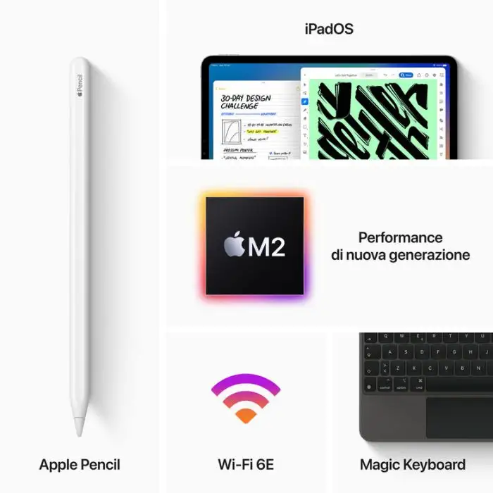 Apple iPad 11-pollici Pro Wi-Fi 256GB - Argento , 144311 , Immagine 7