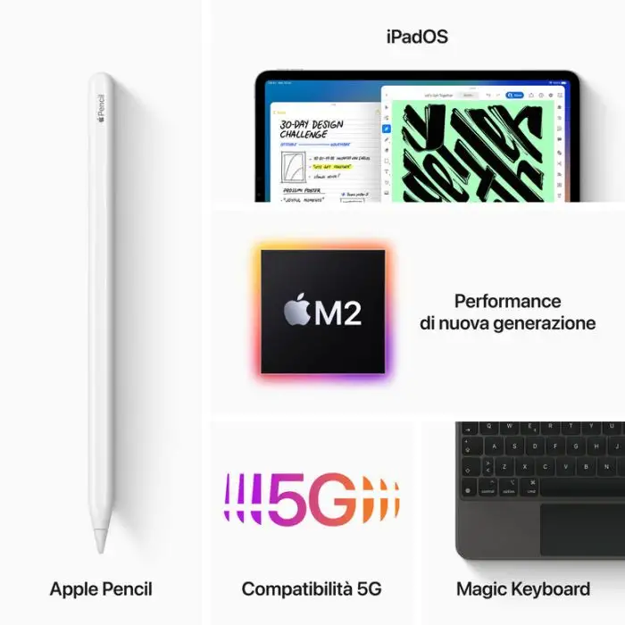 Apple iPad 11-pollici Pro Wi-Fi 128GB - Argento , 144317 , Immagine 8