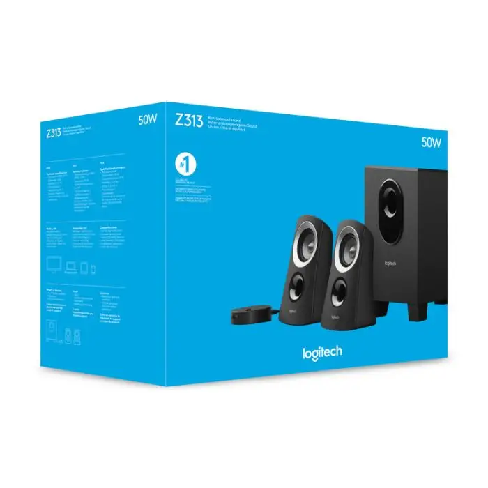 Logitech Z313 25 W Nero 2.1 canali , 30510 , Immagine 11