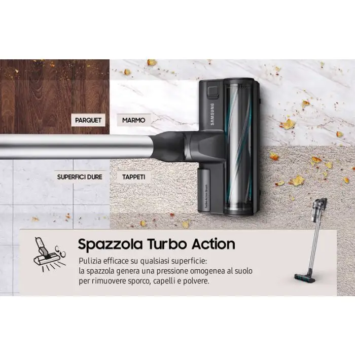 Samsung Aspirapolvere senza filo Jet™ 75 200W VS20T7536T5 , 149271 , Immagine 7