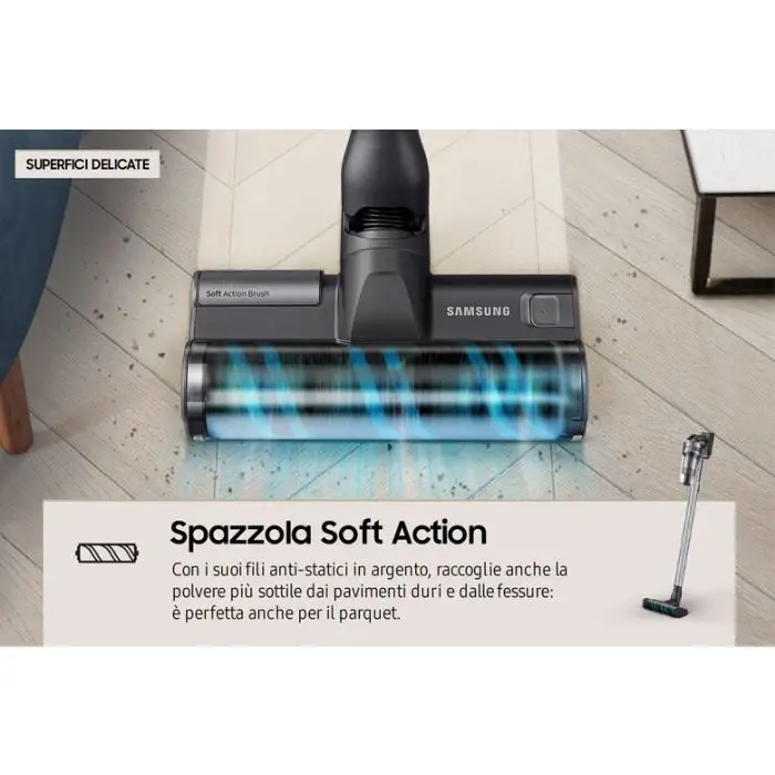 Samsung Aspirapolvere senza filo Jet™ 75 200W VS20T7536T5 , 149271 , Immagine 6