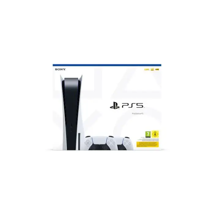 Sony PlayStation 5 - Bundle 2 Controller Wireless DualSense 825 GB Wi-Fi Nero, Bianco , 145697 , Immagine 2