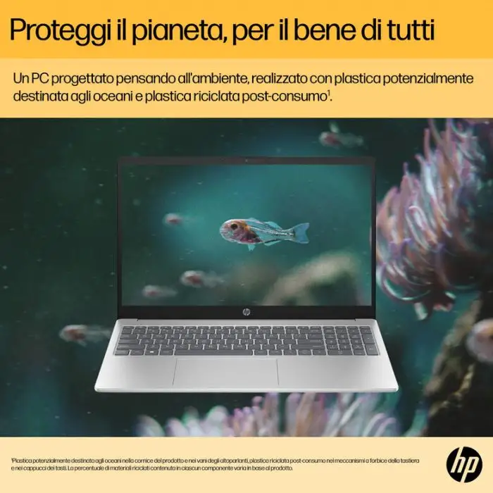 HP 15-fc0041nl AMD Ryzen™ 5 7520U Computer portatile 39,6 cm (15.6&quot;) Full HD 8 GB LPDDR5-SDRAM 256 GB SSD Wi-Fi 6 (802.11ax) Windows 11 Home Grigio , 152315 , Immagine 15