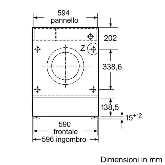 Bosch Serie 6 WIW24342EU Lavatrice a Incasso Caricamento frontale 8 kg 1200 Giri/min Bianco , 153972 , Immagine 7