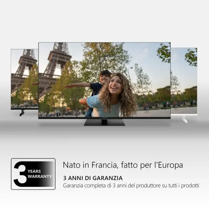 Thomson GO TV 32HA4M44 Televisione Smart TV 32 Pollici Led Portatile con ruote e batteria integrata Bianco , 158633 , Immagine 11
