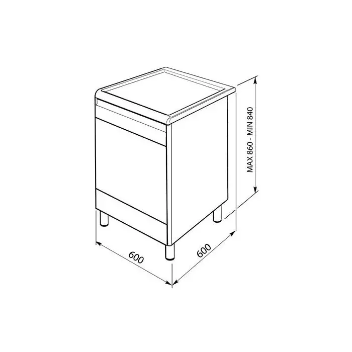 Smeg CX60SV9 cucina Piano cottura Combi Acciaio inossidabile A , 38641 , Immagine 2