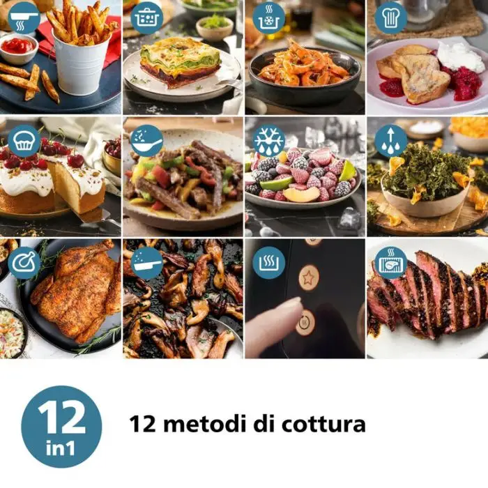 Philips Serie 1000 NA120/00 Airfryer 4.2 L, Friggitrice ad aria 12 in 1, App ricettario , 157884 , Immagine 17