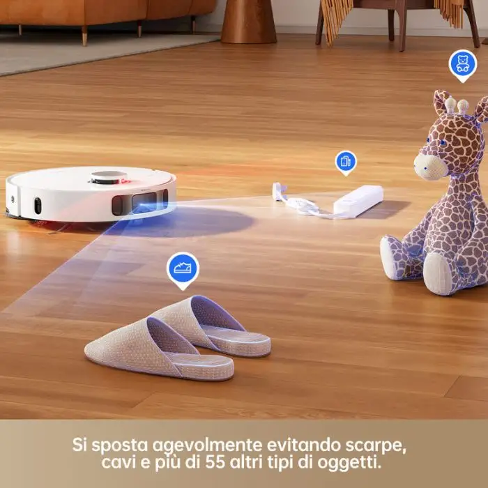 Dreame L10s Pro Ultra Aspirapolvere Robot Senza sacchetto Bianco , 155205 , Immagine 6