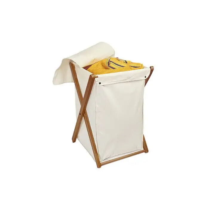 Foppapedretti Devil porta biancheria Rettangolare Faggio, Cotone, Plastica Beige, Nero, Noce , 17832 , Immagine 3