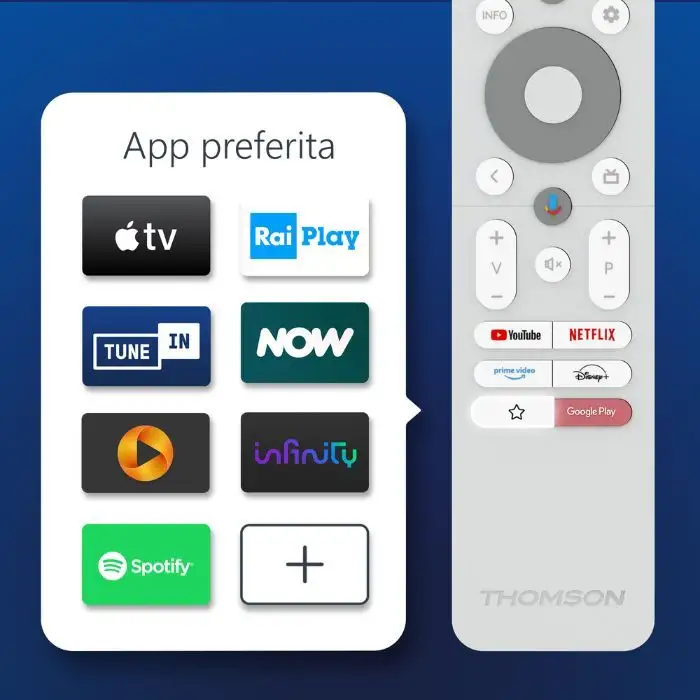 Thomson 55UA5S13W Televisione Smart TV 55 Pollici Led Uhd Android TV Bianco , 156030 , Immagine 7
