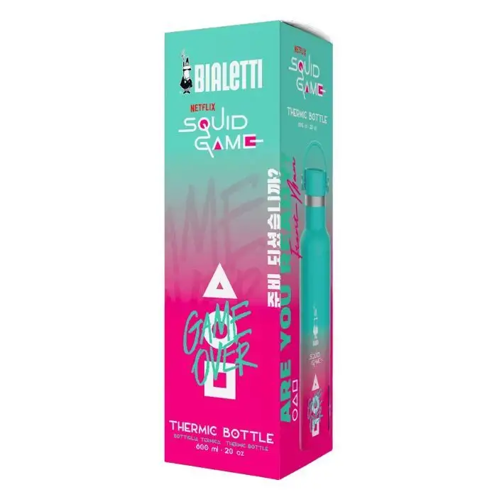 Bialetti Bottiglia Termica Squid Game 600ml acciaio double-wall , 154807 , Immagine 2