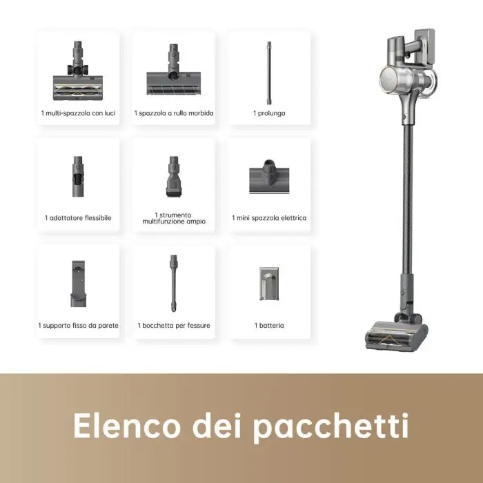 Dreame R20 aspirapolvere senza filo Bianco Senza sacchetto , 155211 , Immagine 9