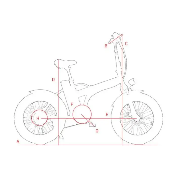 Smartway M1X Fat Bike Pieghevole Elettrica Matt Black , 156510 , Immagine 6